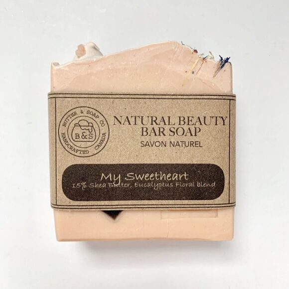 💜Two My Sweetheart handmade Shea Bar Soaps - Picture 2 of 3